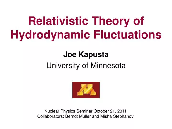 relativistic theory of hydrodynamic fluctuations