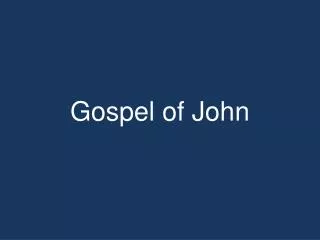 gospel of john