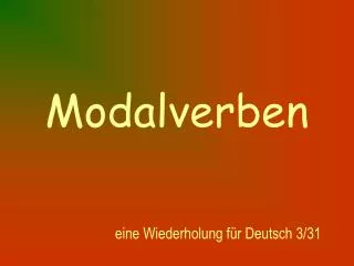 modalverben