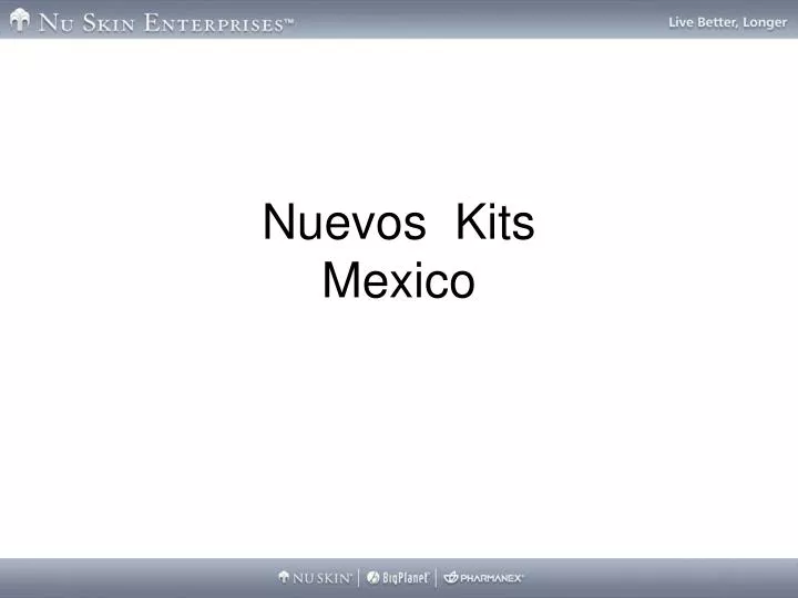 nuevos kits mexico