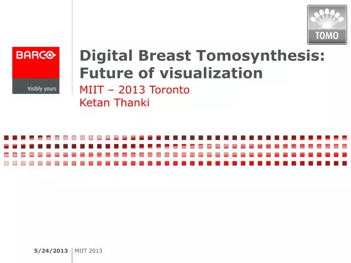 digital breast tomosynthesis future of visualization