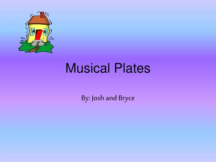 musical plates