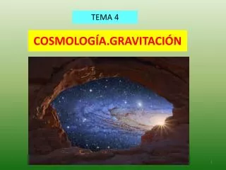 cosmolog a gravitaci n