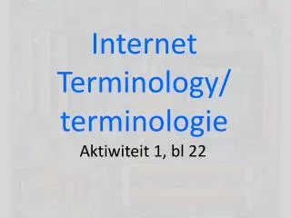 Aktiwiteit 1, bl 22