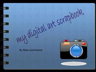 my digital art scrapbook