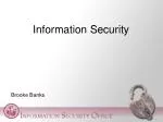 Information Security - slide 1