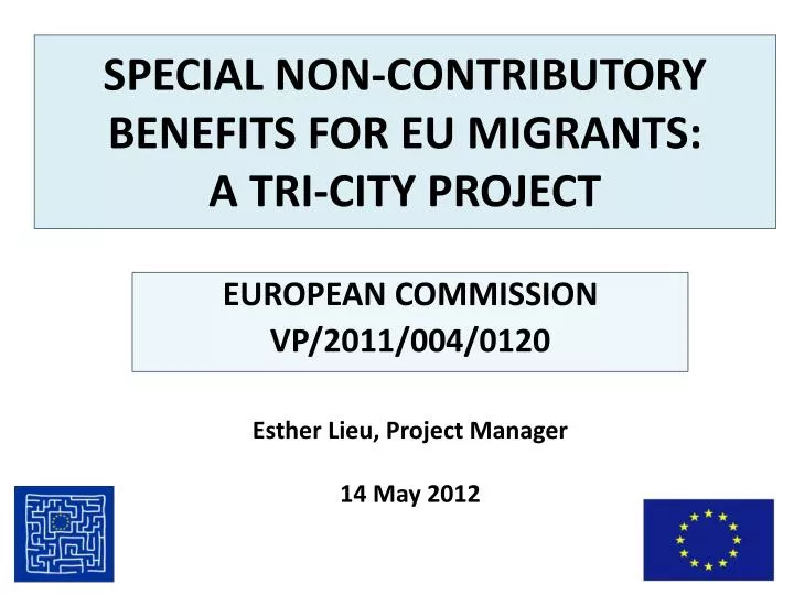 special non contributory benefits for eu migrants a tri city project