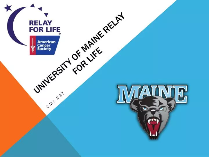 university of maine relay for life