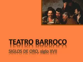 siglos de oro siglo xvii