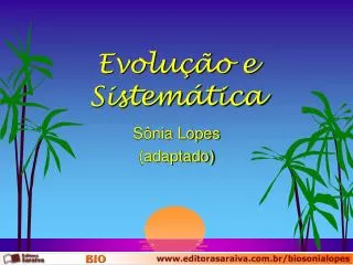 evolu o e sistem tica