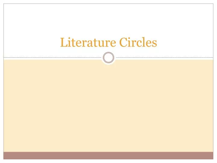 literature circles