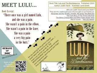 Meet Lulu…