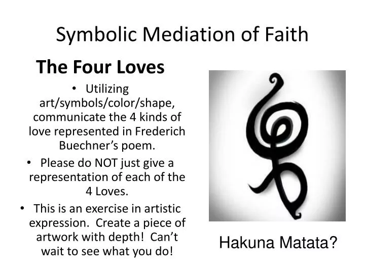 symbolic mediation of faith