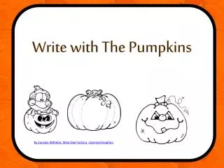 Write with The Pumpkins