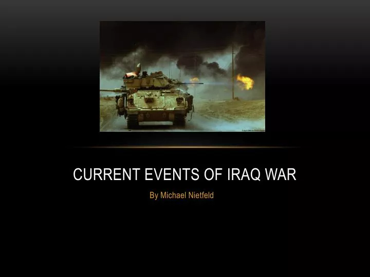 current events of iraq war