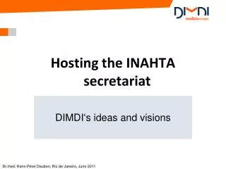 Hosting the INAHTA secretariat