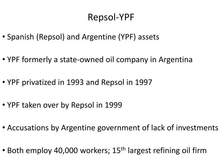 repsol ypf