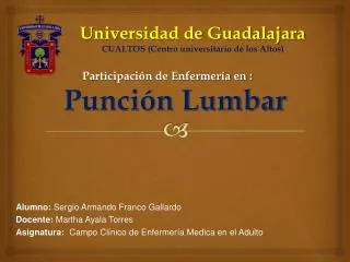 punci n lumbar