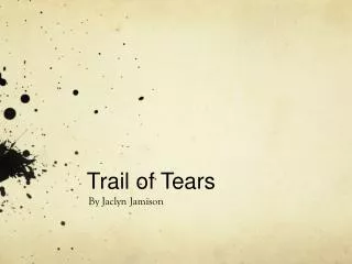 Trail of Tears