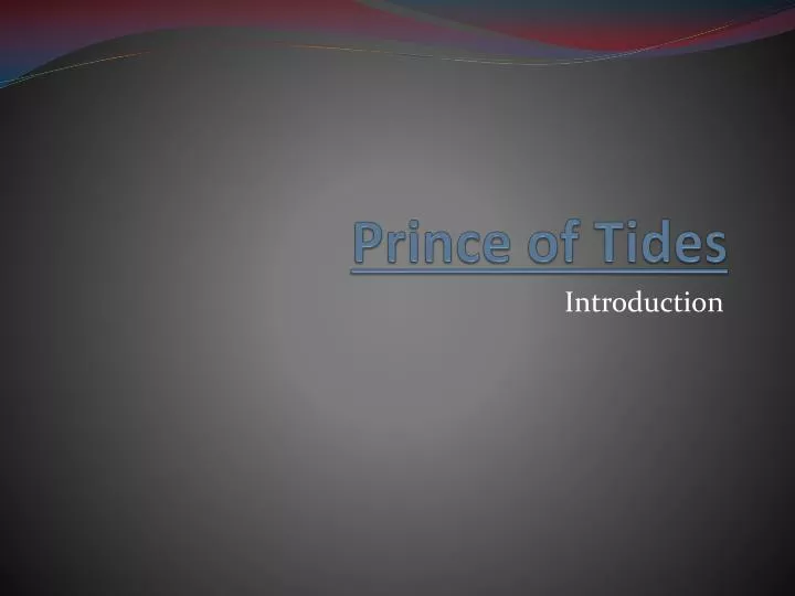 prince of tides