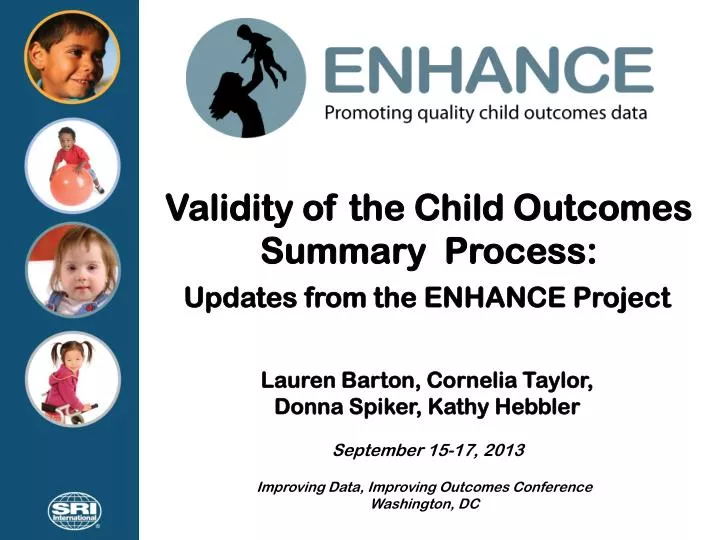 validity of the child outcomes summary process