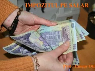 impozitul pe salar