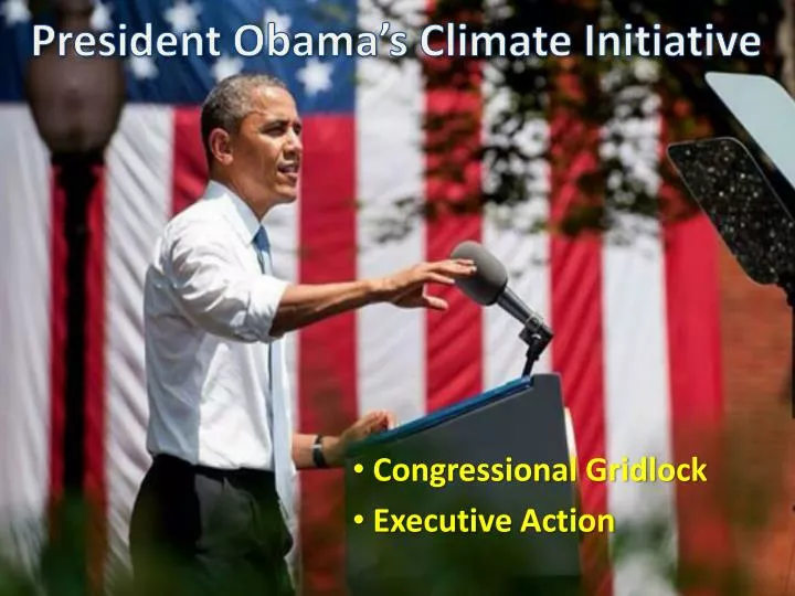 president obama s climate initiative