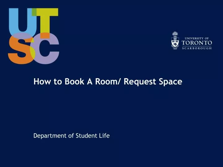 how to book a room request space