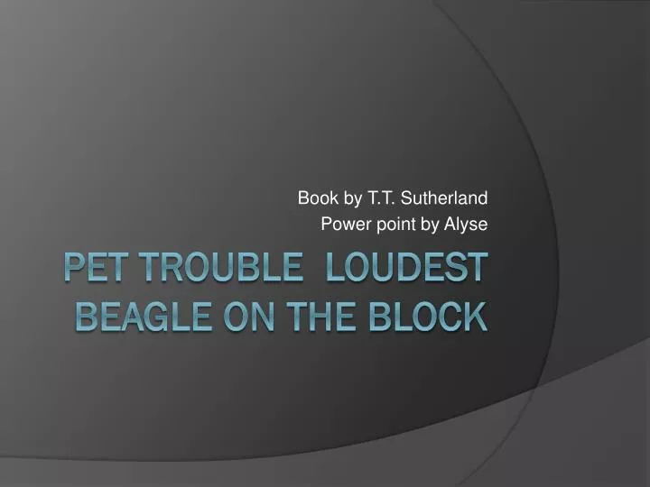 book by t t sutherland power point by alyse