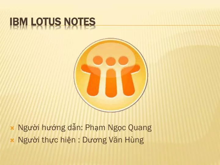 ibm lotus notes
