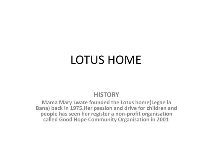 lotus home