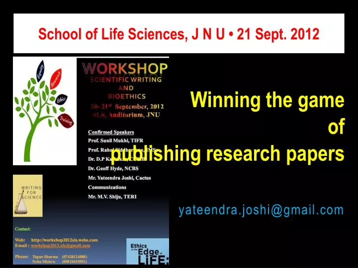 school of life sciences j n u 21 sept 2012