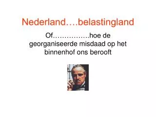 nederland belastingland