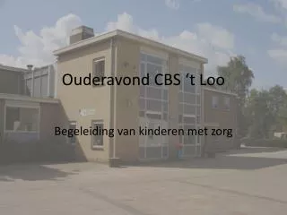 ouderavond cbs t loo