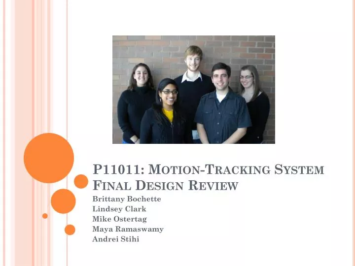 p11011 motion tracking system final design review