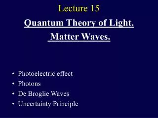 lecture 15