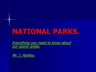 NATIONAL PARKS.