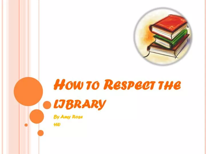 how to respect the library