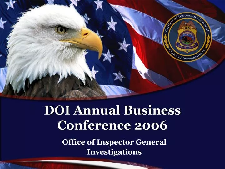 doi annual business conference 2006