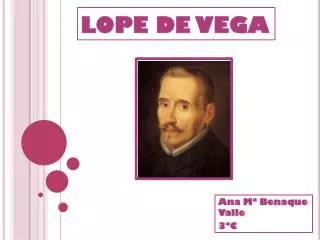 lope de vega