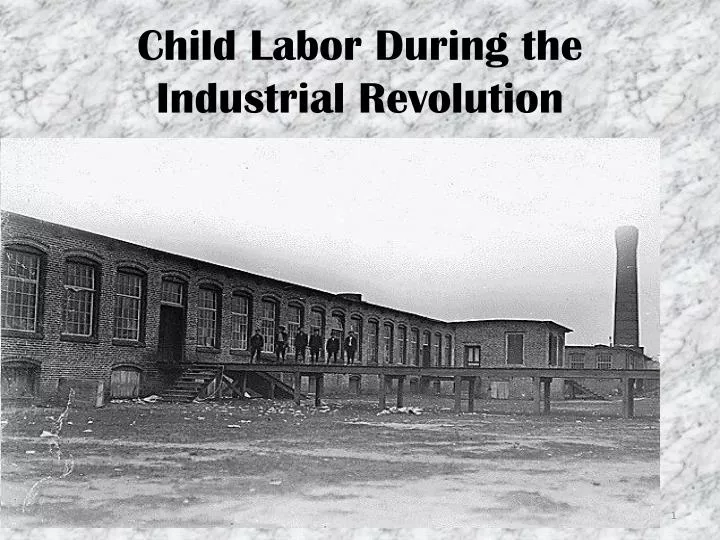 child labor during the industrial revolution