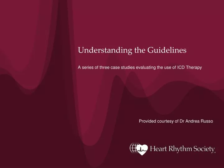 understanding the guidelines
