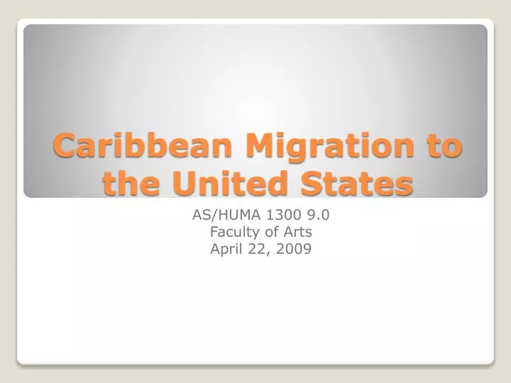 caribbean migration to the united states
