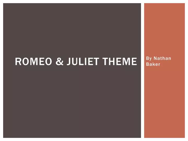 romeo juliet theme