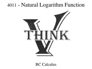 4011 natural logarithm function