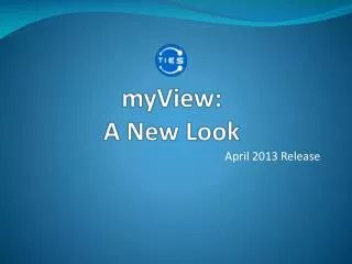 myView : A New Look
