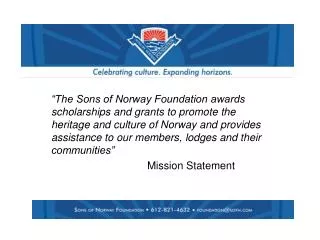How does the Foundation fit into Sons of Norway?