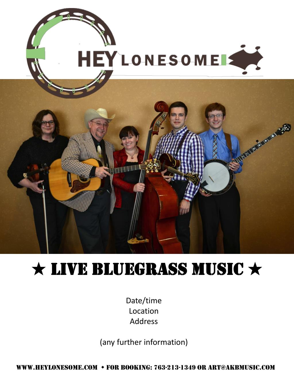 PPT - ★ Live Bluegrass Music ★ PowerPoint Presentation, free download ...