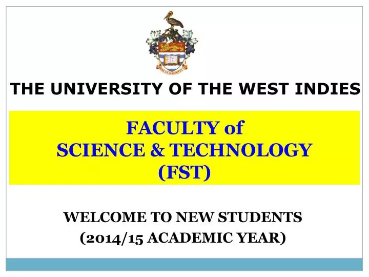 faculty of science technology fst