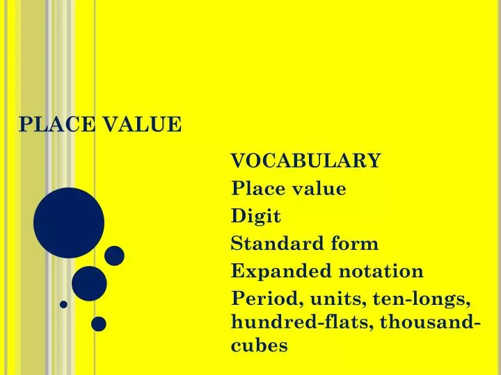 place value